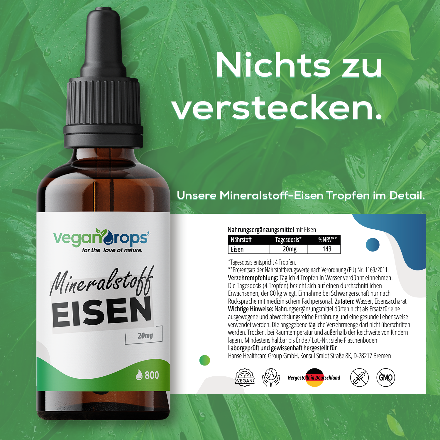 Eisen 20 mg Tropfen