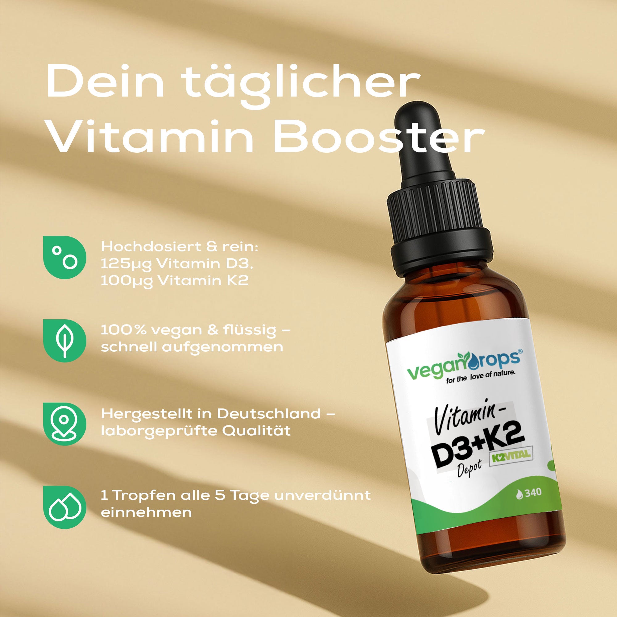 Vitamin D3 / K2 Depot Tropfen