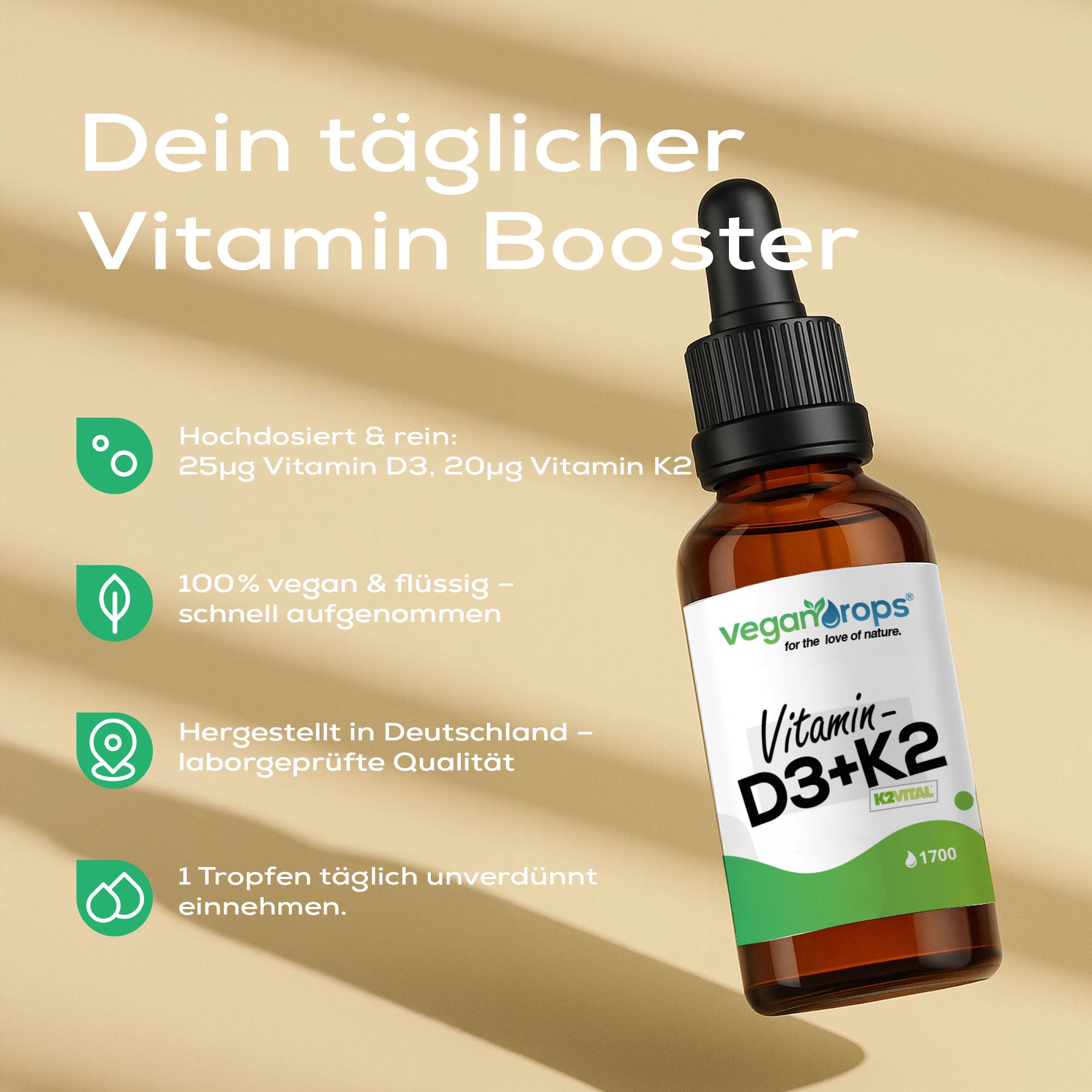 Vitamin D3 / K2 Tropfen