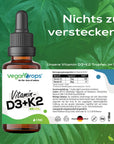 Vitamin D3 / K2 Tropfen (1000 i.E. & 20 mcg)